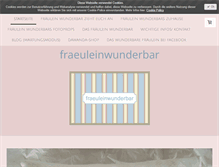 Tablet Screenshot of fraeuleinwunderbar.com